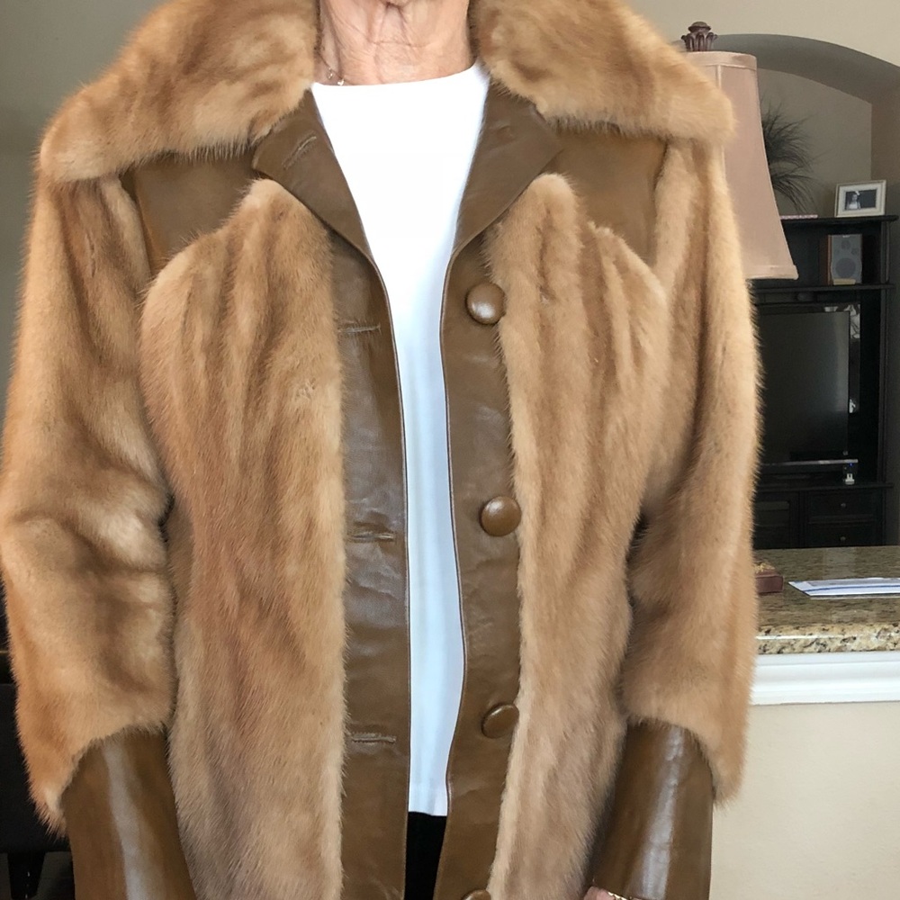 Autumn Haze Mink  jacket